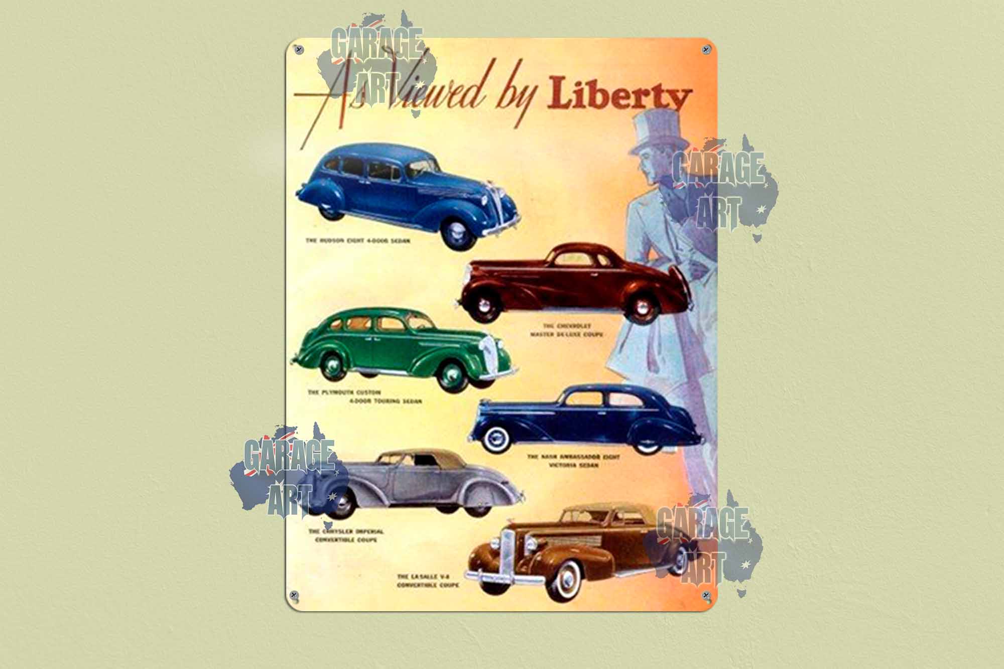 Old Car Brochure 1 Tin Sign freeshipping - garageartaustralia