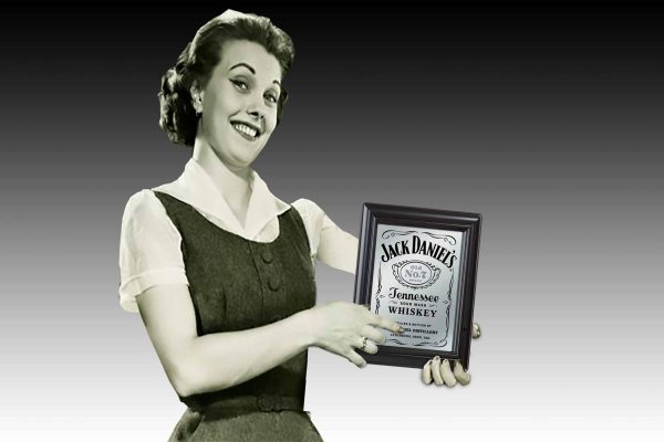 Jack Daniels  Sour Mash Framed  Tin Sign freeshipping - garageartaustralia