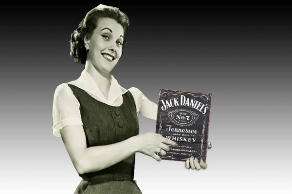 Jack Daniels  Distilled & Bottled Tin Sign freeshipping - garageartaustralia