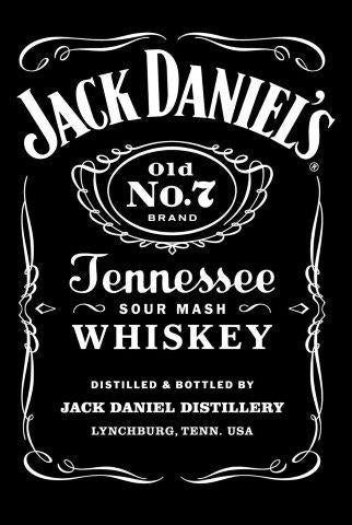 Jack Daniels No7 Whiskey 600mmx400mm Tin Sign freeshipping - garageartaustralia