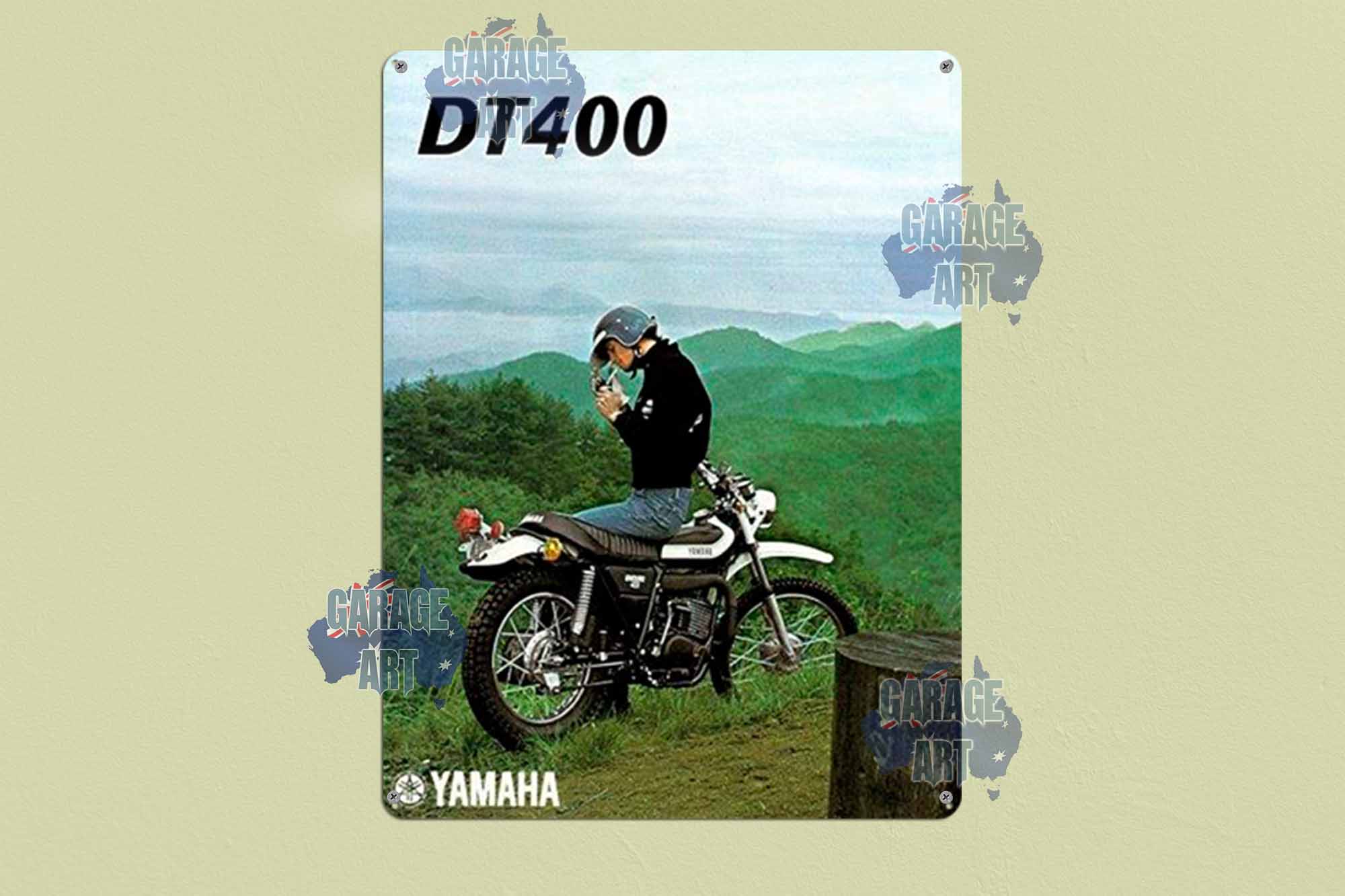 Yamaha DT400 Tin Sign freeshipping - garageartaustralia