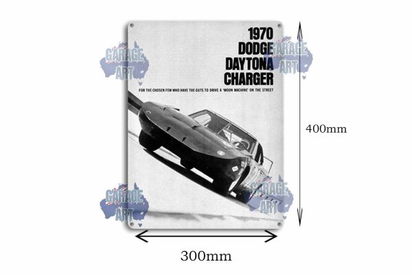 1970 Dodge Daytona Charger Tin Sign freeshipping - garageartaustralia