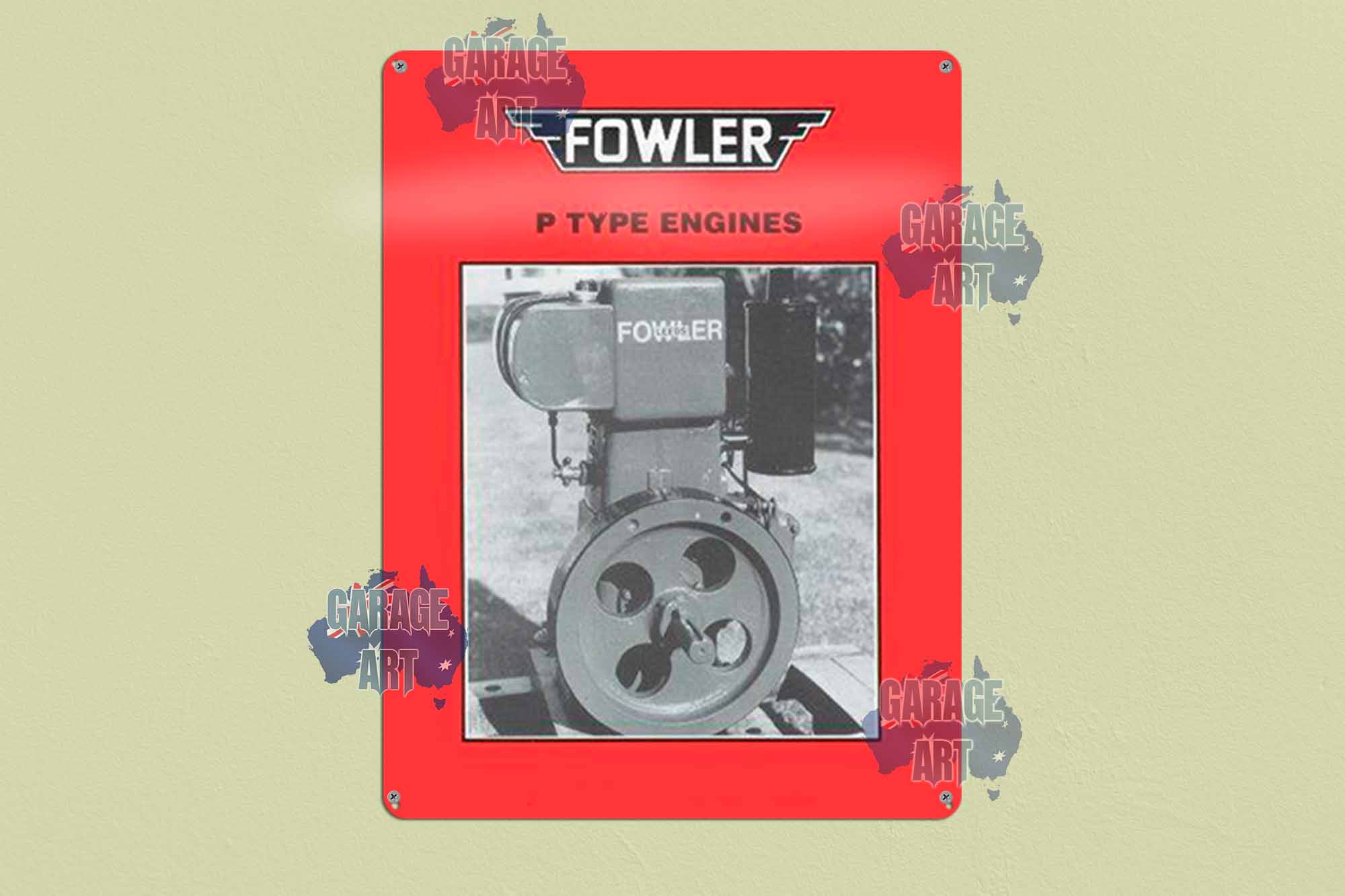Fowler Tin Sign freeshipping - garageartaustralia