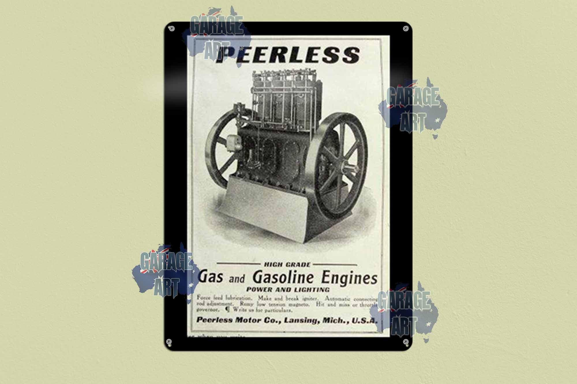 Peerless Tin Sign freeshipping - garageartaustralia