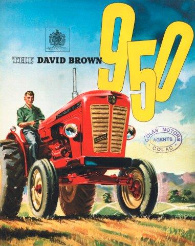 David Brown Tractors 600mmx400mm Tin Sign freeshipping - garageartaustralia