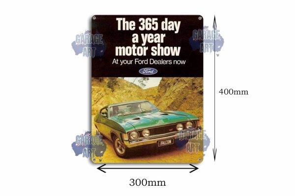365 Day Year Ford Falcon Tin Sign freeshipping - garageartaustralia