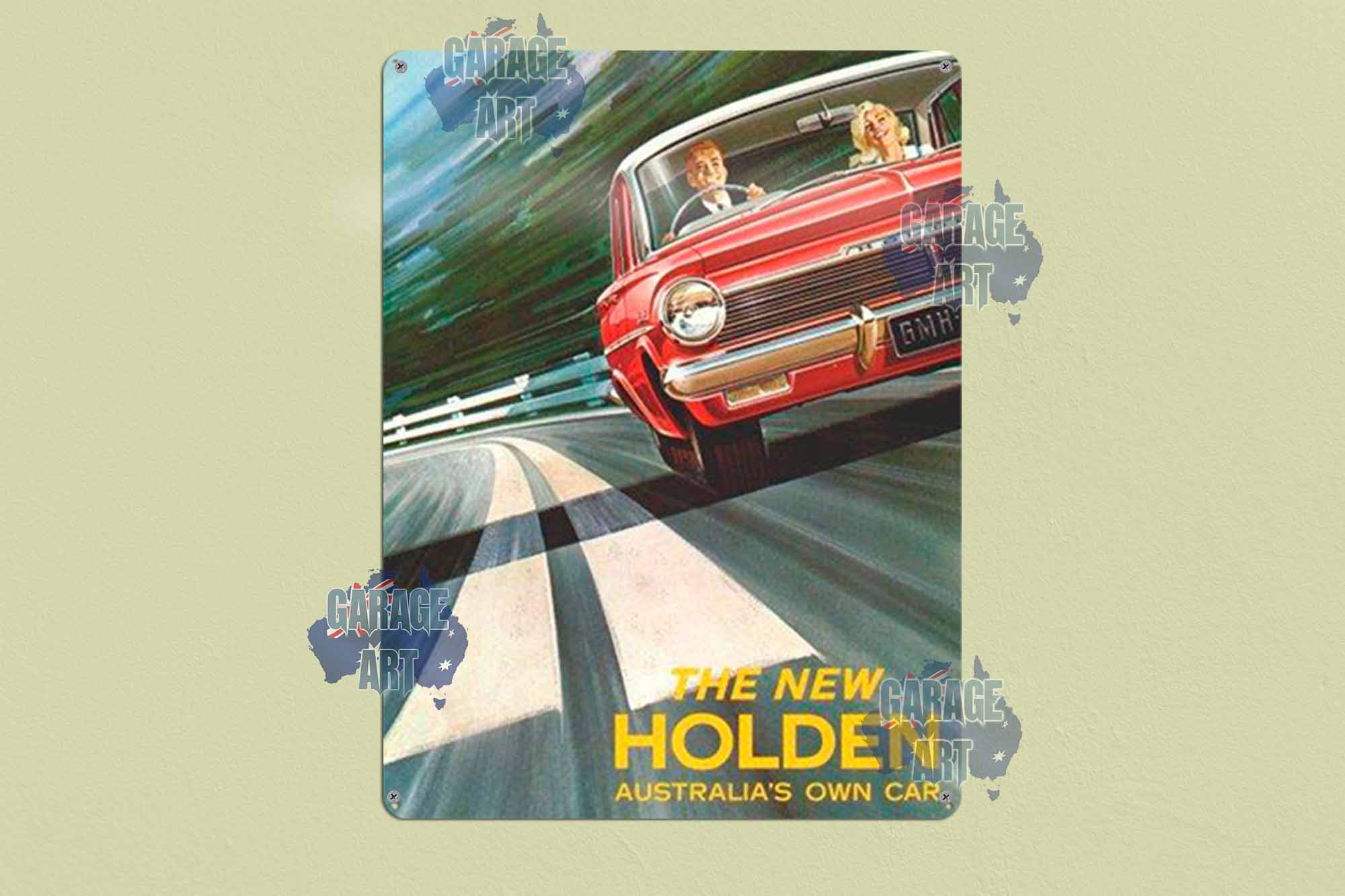 The New Holden Ausies Car Tin Sign freeshipping - garageartaustralia