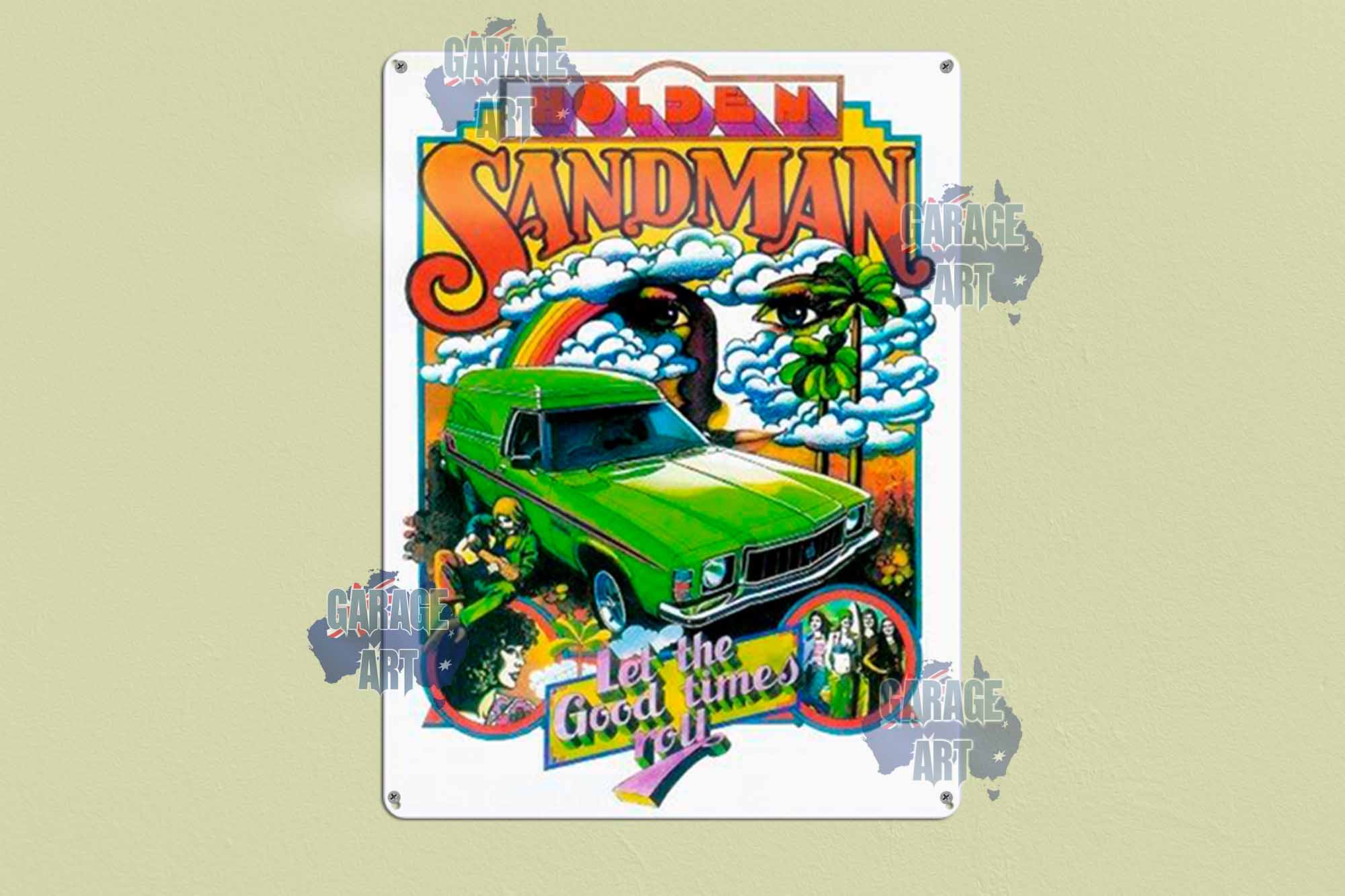Sandman Let the good times roll Tin Sign freeshipping - garageartaustralia