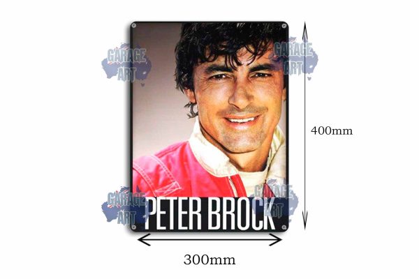 Peter Brock Red Shirt Tin Sign freeshipping - garageartaustralia