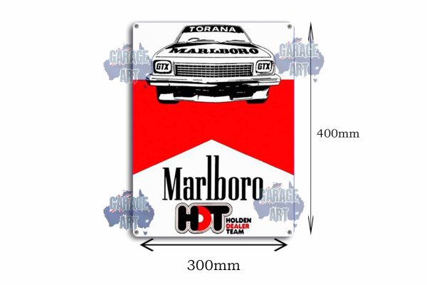 Marlboro HDT Tin Sign freeshipping - garageartaustralia