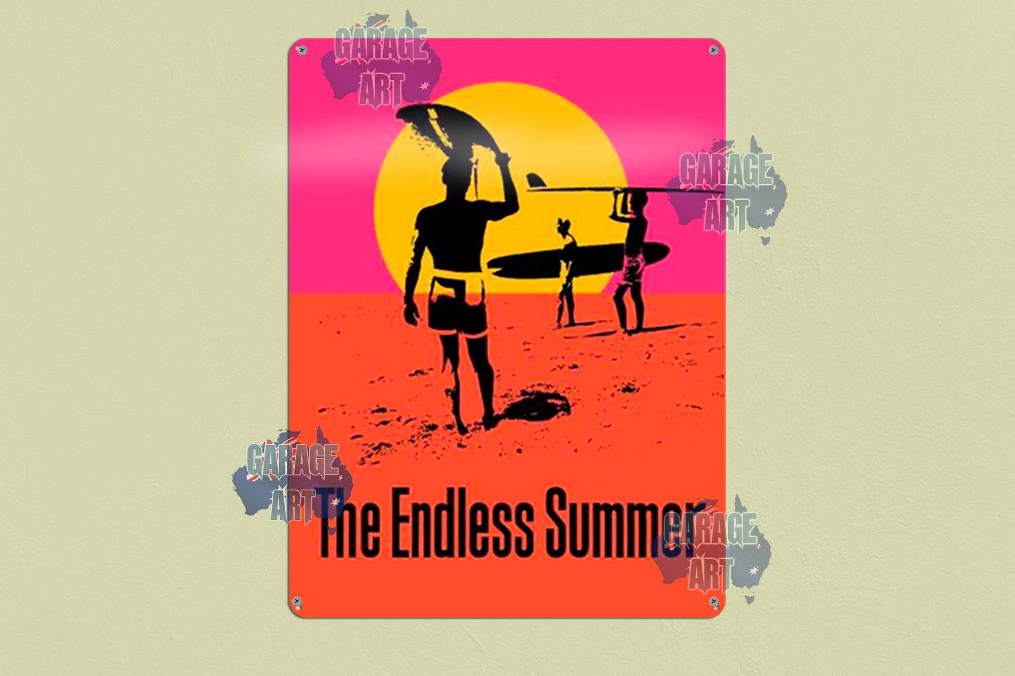 Endless Summer Tin Sign freeshipping - garageartaustralia