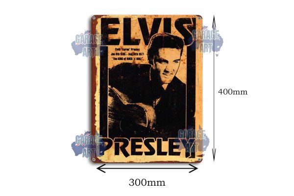 Elvis Presely Tin Sign freeshipping - garageartaustralia
