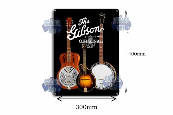 Gibson Guitars Tin Sign freeshipping - garageartaustralia