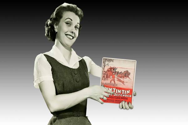 Rin Tin Tin The Lone Defender Tin Sign freeshipping - garageartaustralia