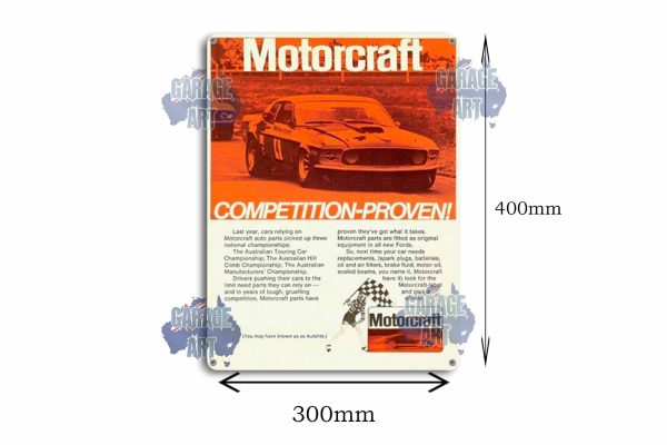 Motorcraft Tin Sign freeshipping - garageartaustralia