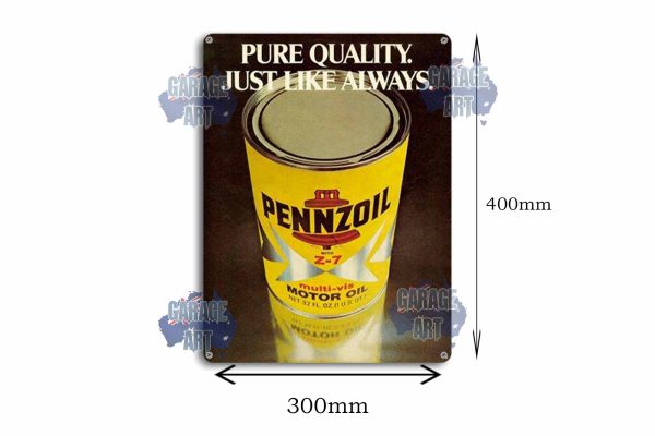 Pennzoil Can Tin Sign freeshipping - garageartaustralia