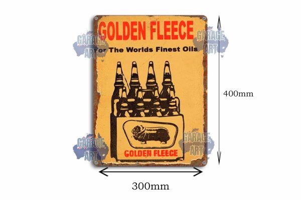 Fleece Worlds Finest Oil Tin Sign freeshipping - garageartaustralia