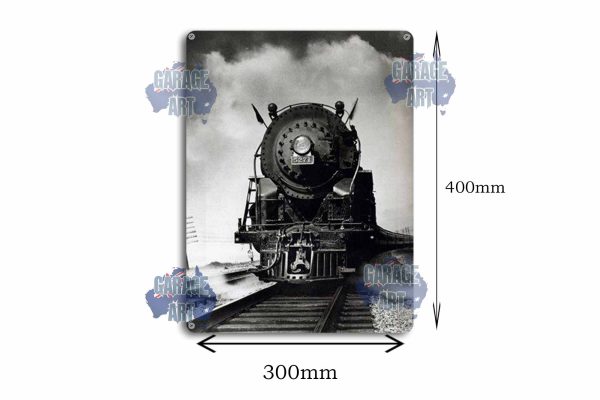 5271 Steam Locomotive Tin Sign freeshipping - garageartaustralia