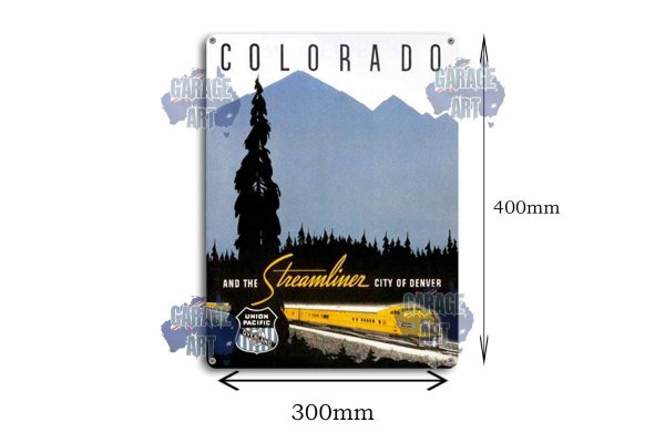 Colorado Streamline Tin Sign freeshipping - garageartaustralia