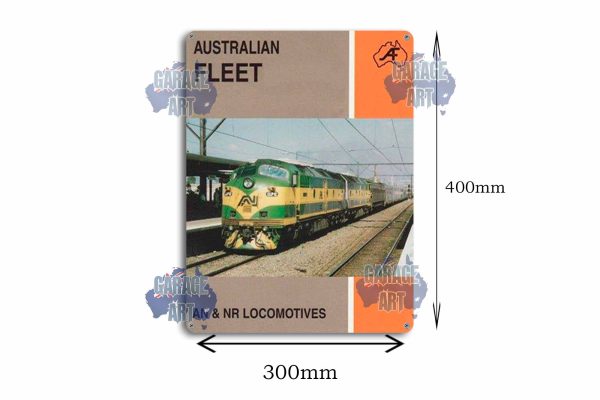 Australian Fleet AN & NR Diesel Locomotive Tin Sign freeshipping - garageartaustralia