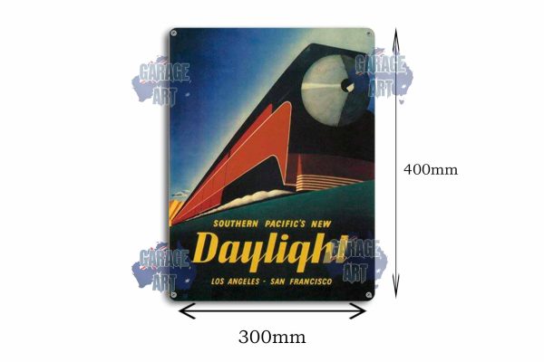 Southern Pacifics New Daylight Train Tin Sign freeshipping - garageartaustralia