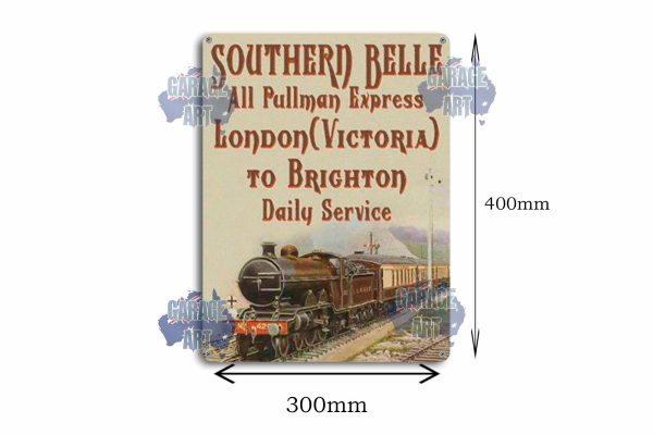 Southern Belle London Pullman Express Tin Sign freeshipping - garageartaustralia