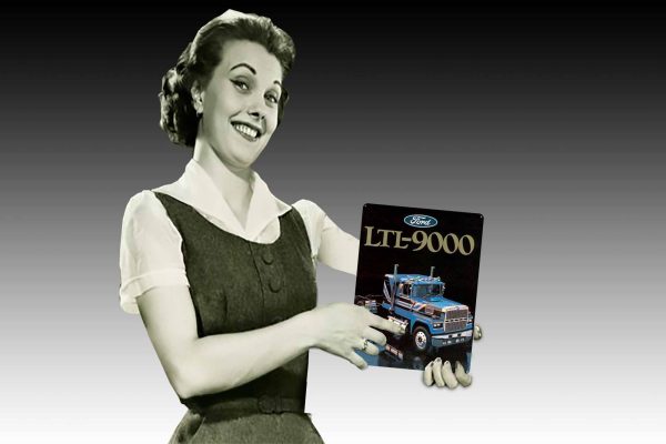 Ford Trucks LTL-9000 Tin Sign freeshipping - garageartaustralia