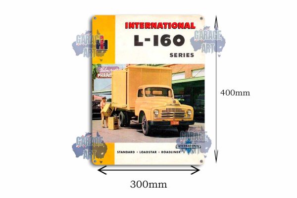 International Truck L-160 Tin Sign freeshipping - garageartaustralia