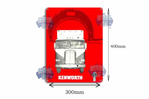 Kenworth Truck Custom Engineered Tin Sign freeshipping - garageartaustralia