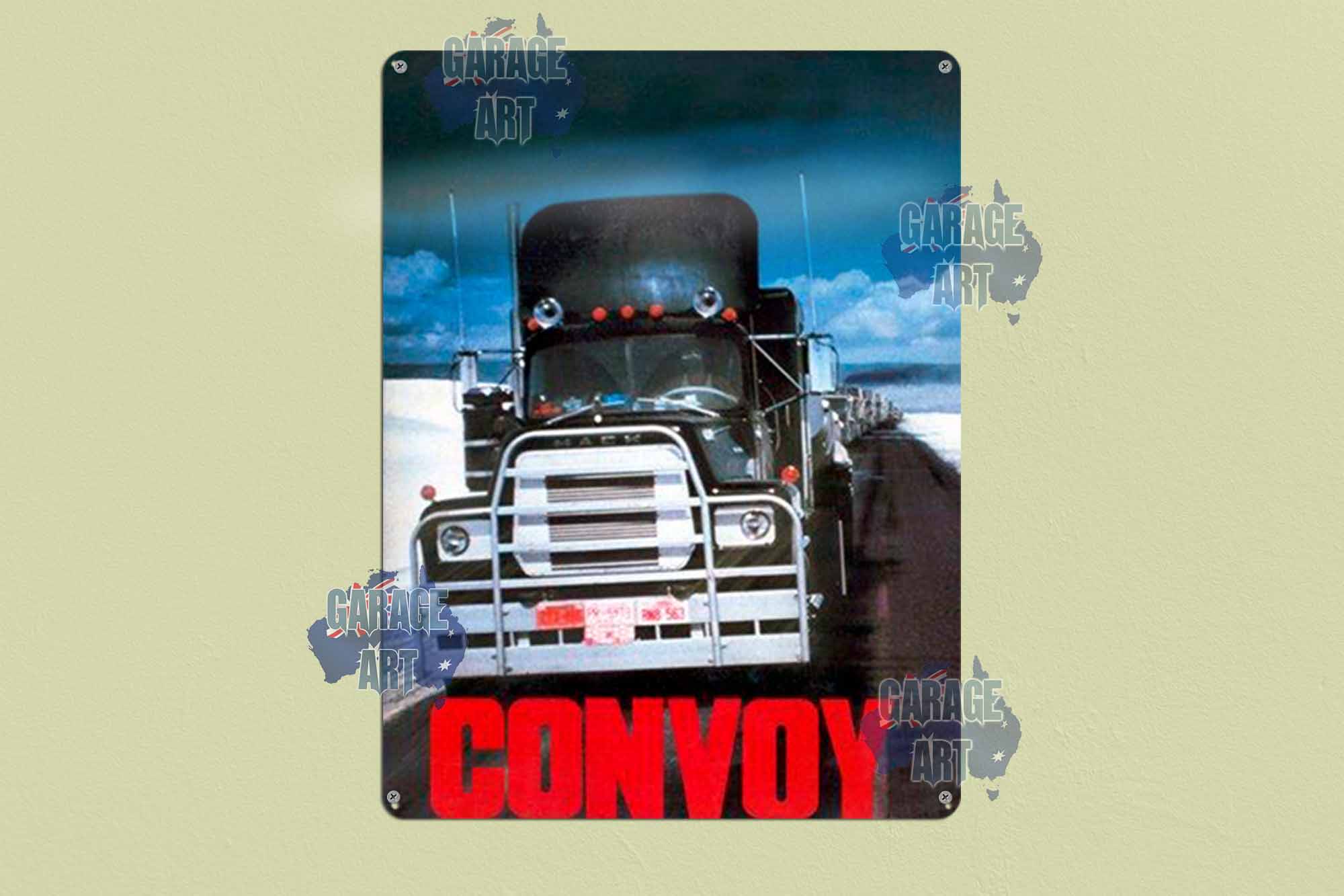 Mack Truck From Film Convoy Tin Sign freeshipping - garageartaustralia