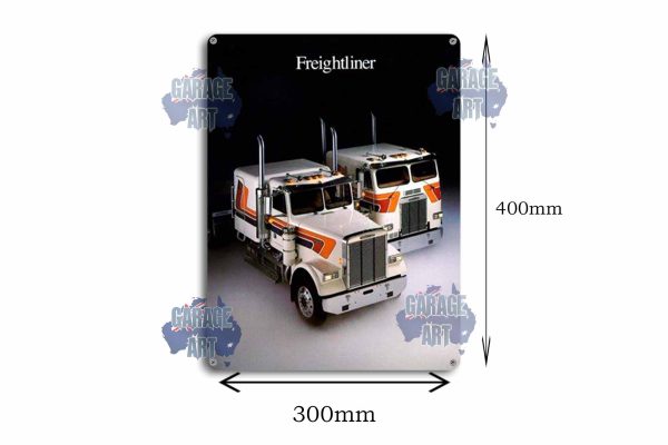 Freightliner Trucks Long Nose and Cab Over Tin Sign freeshipping - garageartaustralia