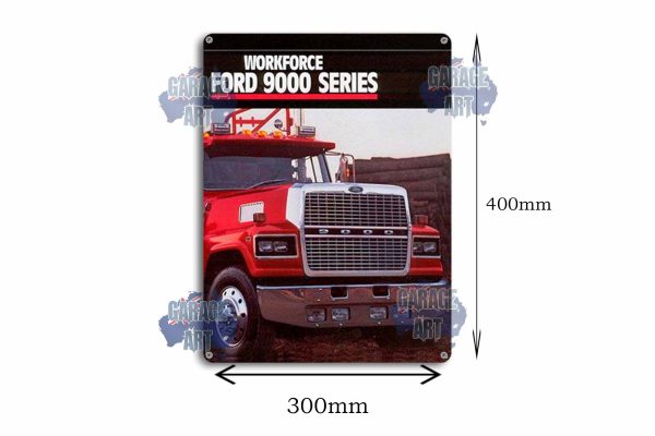 Ford 9000 Truck Tin Sign freeshipping - garageartaustralia