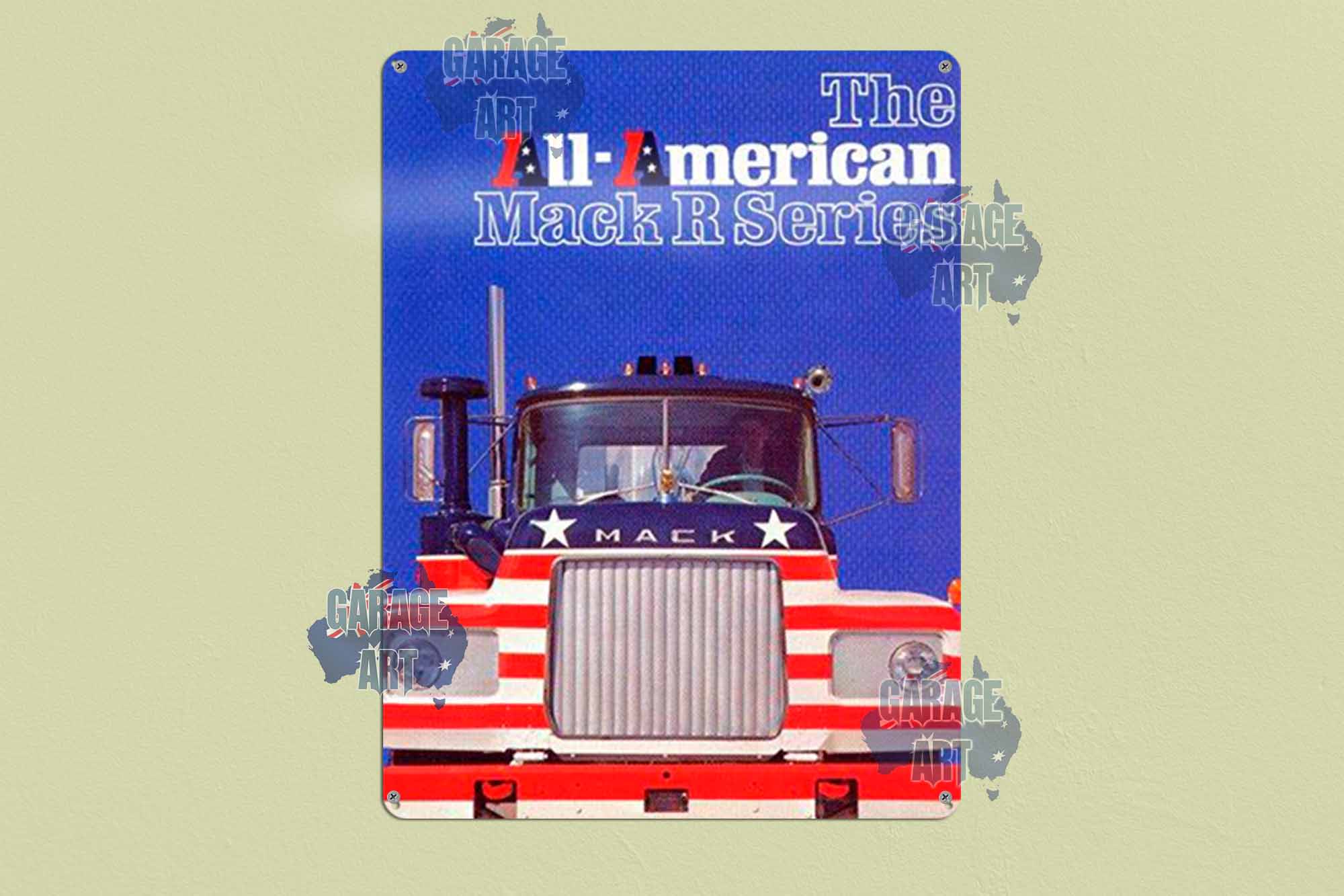 R Series Mack Trucks Tin Sign freeshipping - garageartaustralia