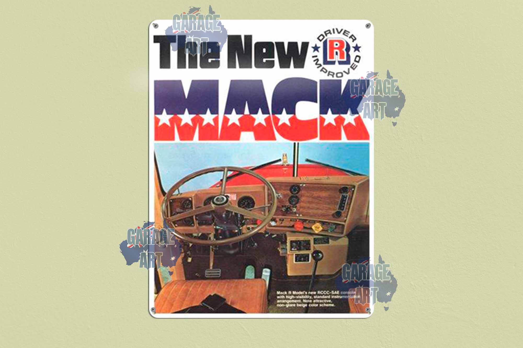 The New Mack Truck Tin Sign freeshipping - garageartaustralia