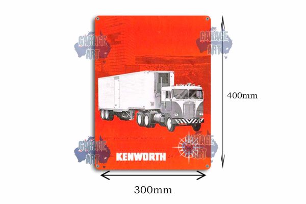 Kenworth Trucks Coast to Coast Tin Sign freeshipping - garageartaustralia