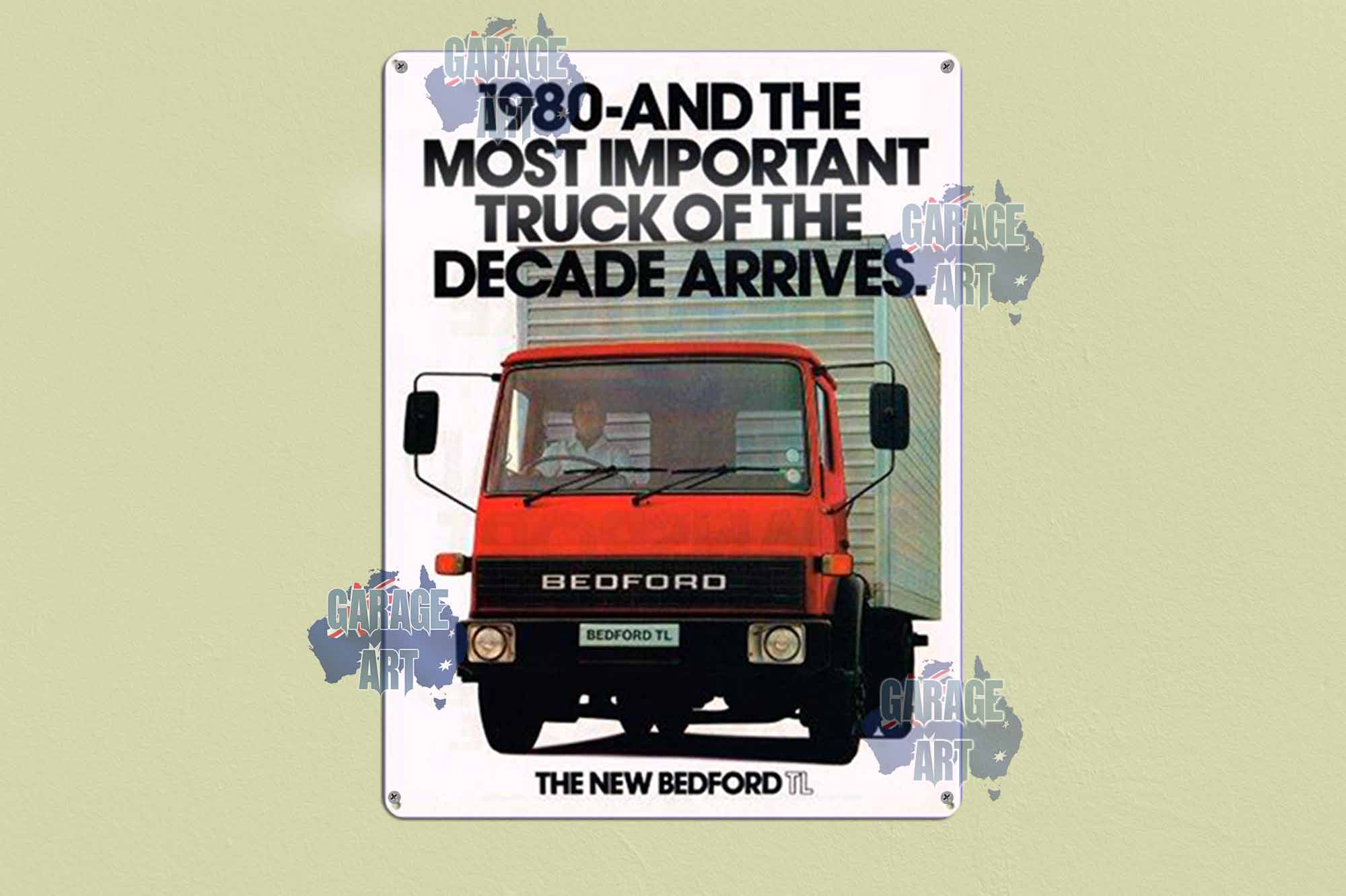 The New Bedford TL Truck Tin Sign freeshipping - garageartaustralia