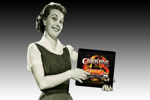 Christine 300mmx300mm Tin Sign freeshipping - garageartaustralia