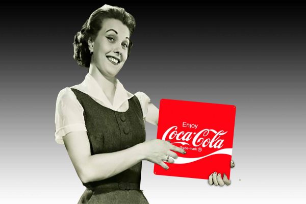 Coca-Cola Square  300mmx300mm Tin Sign freeshipping - garageartaustralia