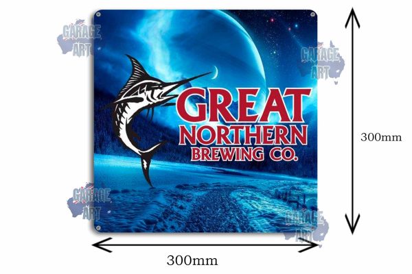 Great Northern Super Crisp Beer 300mmx300mm Tin Sign freeshipping - garageartaustralia
