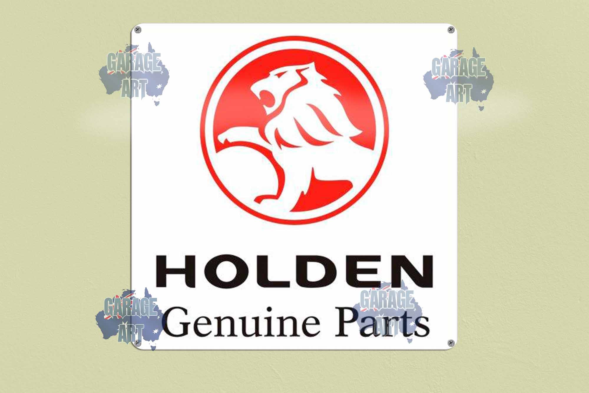 Holden Gen Parts 300mmx300mm Tin Sign freeshipping - garageartaustralia