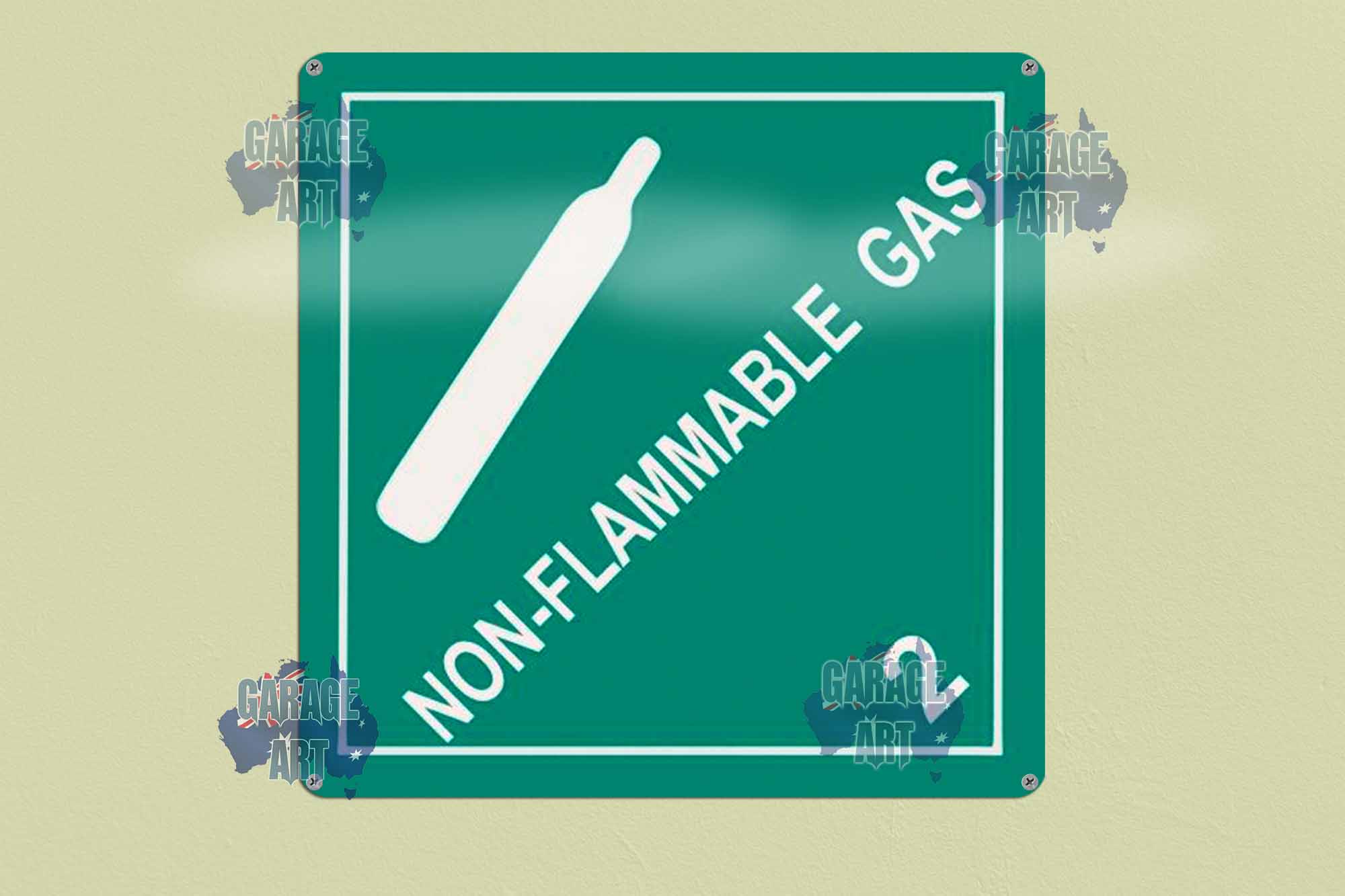 Non Flammable 300mmx300mm Tin Sign freeshipping - garageartaustralia