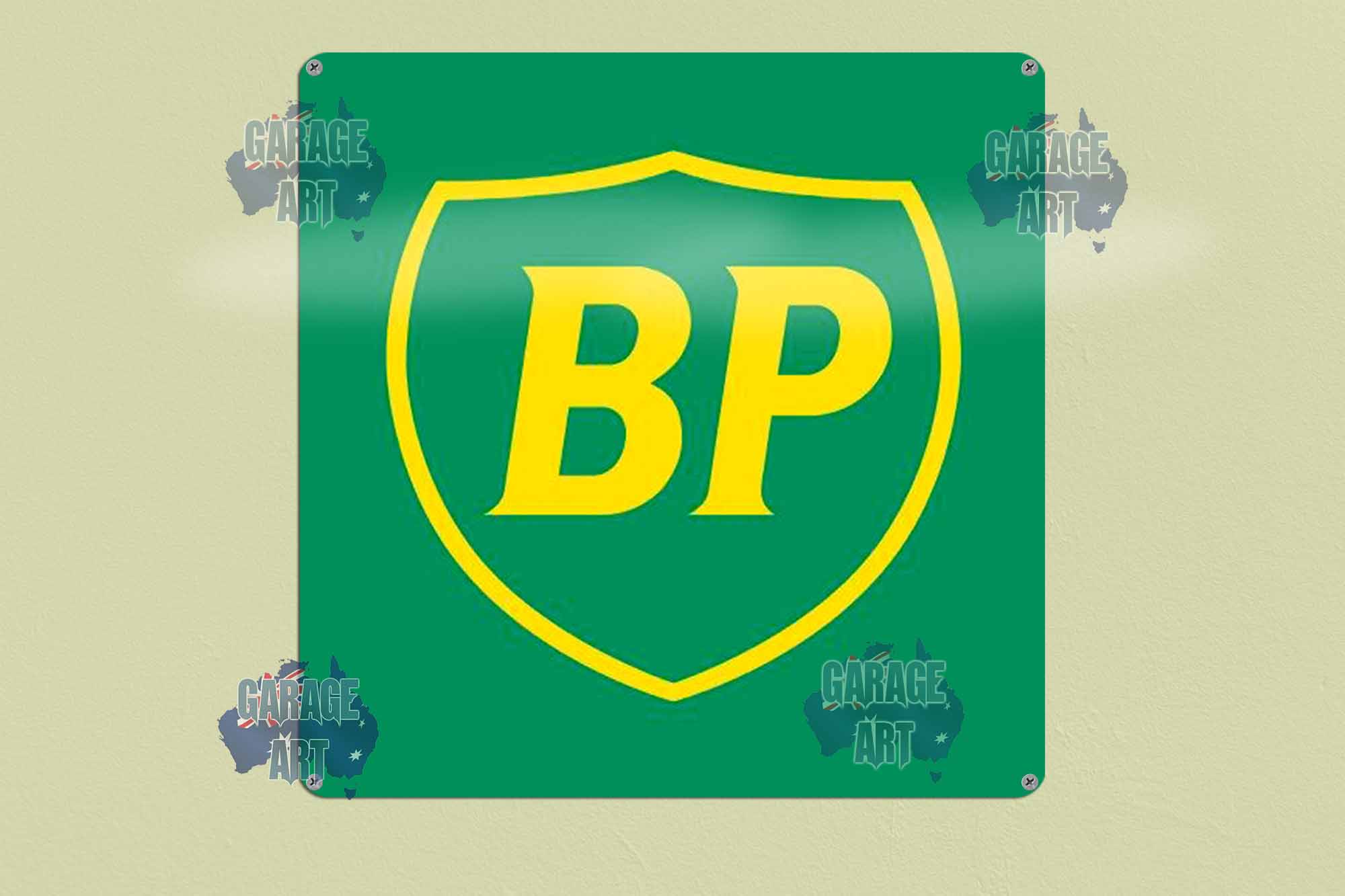 BP Tin Sign 300mm x 300mm Tin Sign freeshipping - garageartaustralia