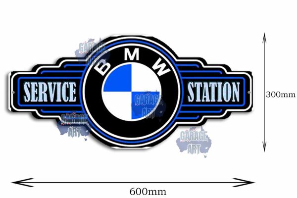 BMW Logo Tin Sign freeshipping - garageartaustralia