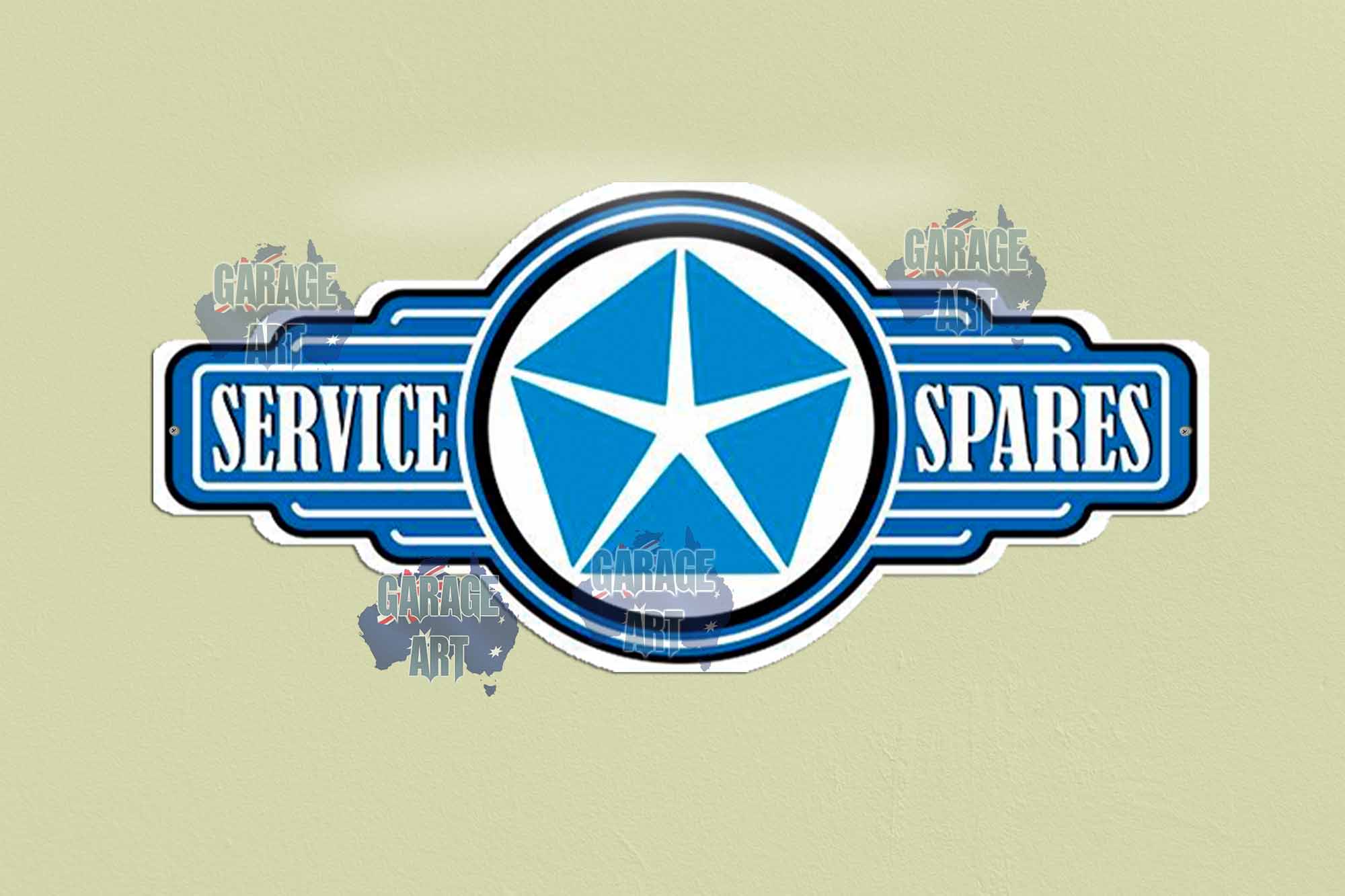 Chrysler Pentagon Logo Tin Sign freeshipping - garageartaustralia