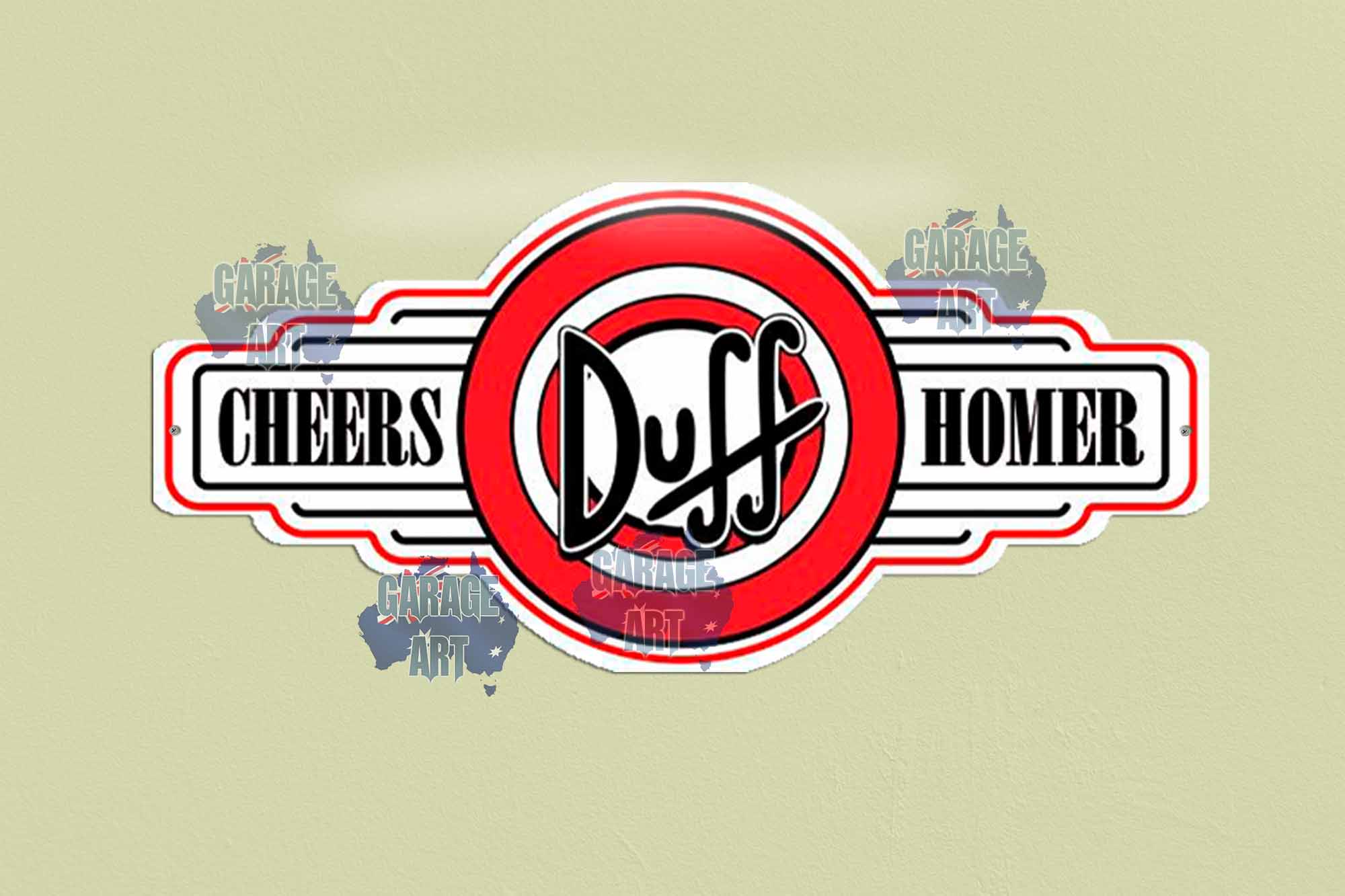 Duff Beer Tin Sign freeshipping - garageartaustralia