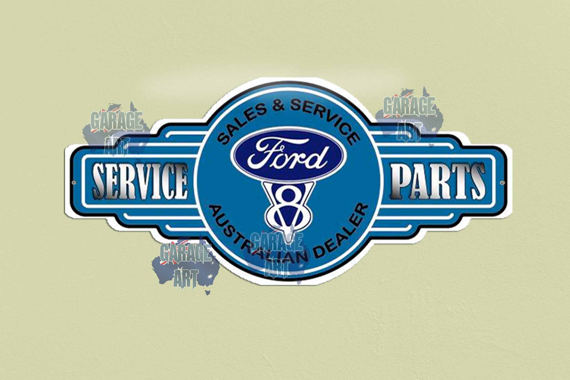 Ford Sales and Dealer Australian Dealer Tin Sign freeshipping - garageartaustralia