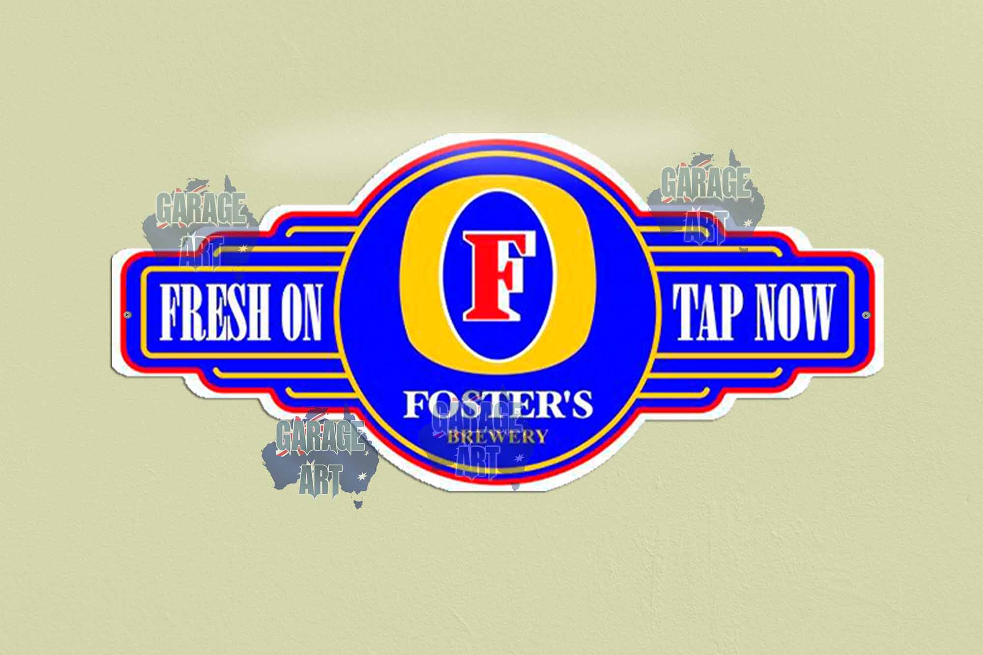 Fosters Brewery Tin Sign freeshipping - garageartaustralia