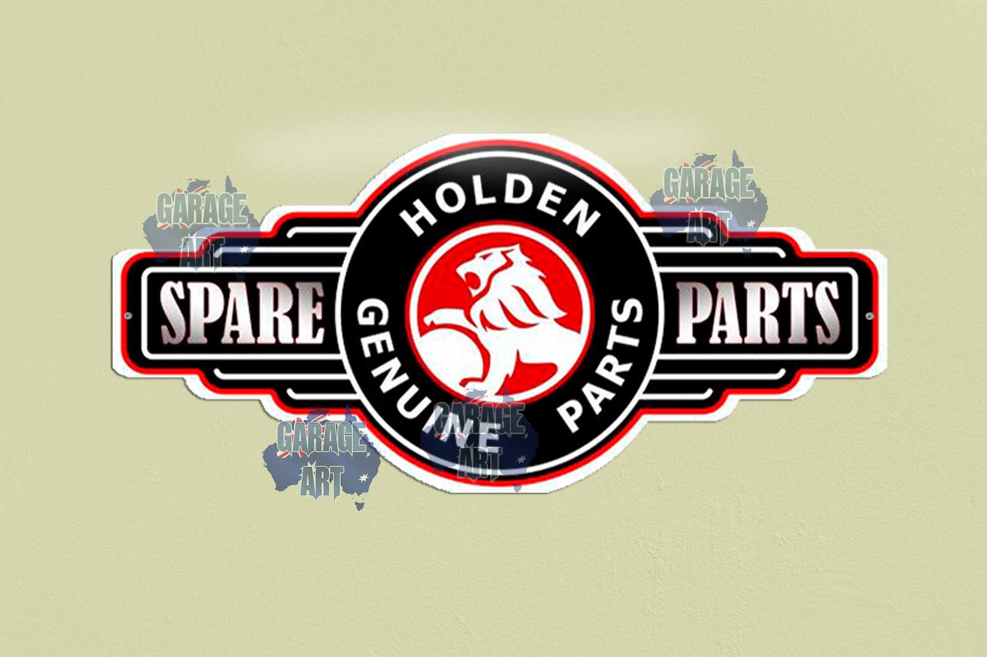Holden Genuine Parts Logo Tin Sign freeshipping - garageartaustralia