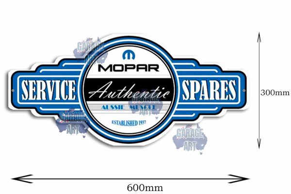 Mopar Authentic Aussie Muscle Tin Sign freeshipping - garageartaustralia