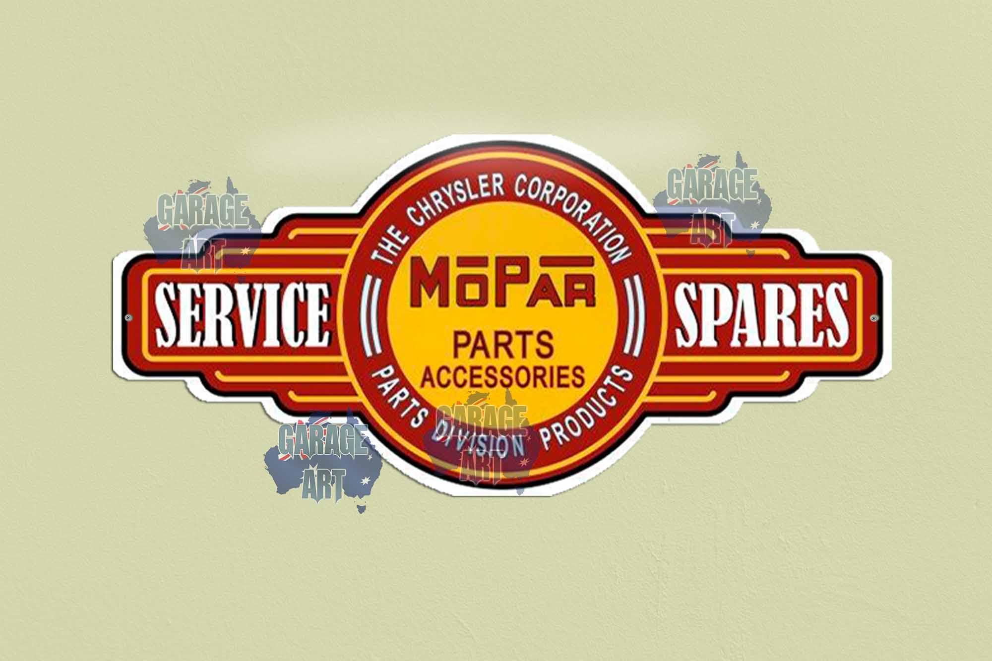 Mopar Parts Accessories Tin Sign freeshipping - garageartaustralia